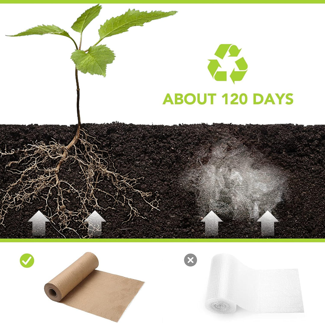 12"x163' Honeycomb Cushioning Wrap Roll Perforated-Packing