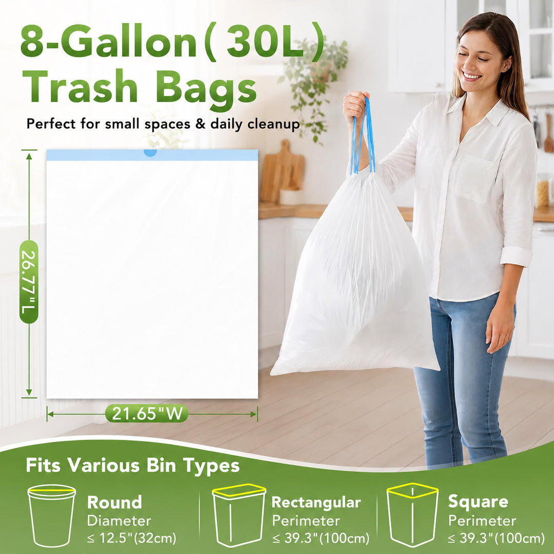 Bolsas de basura de 30 a 33 galones, 250 unidades