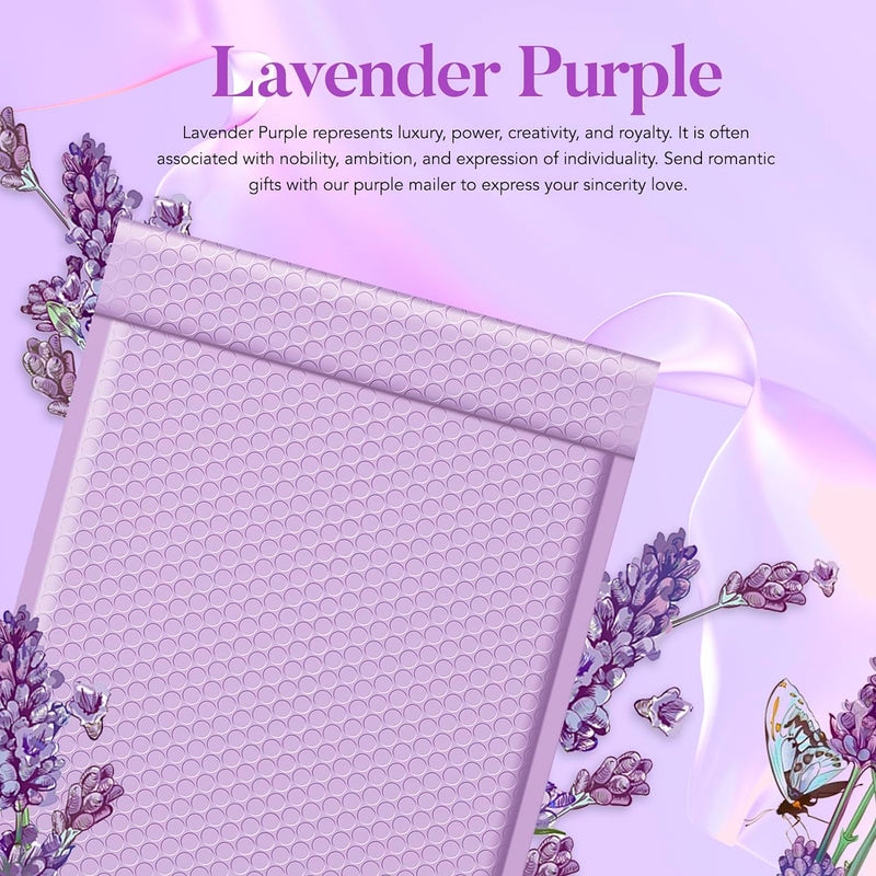 10.5x16 Bubble-Mailer Padded Envelope | Lavender Purple