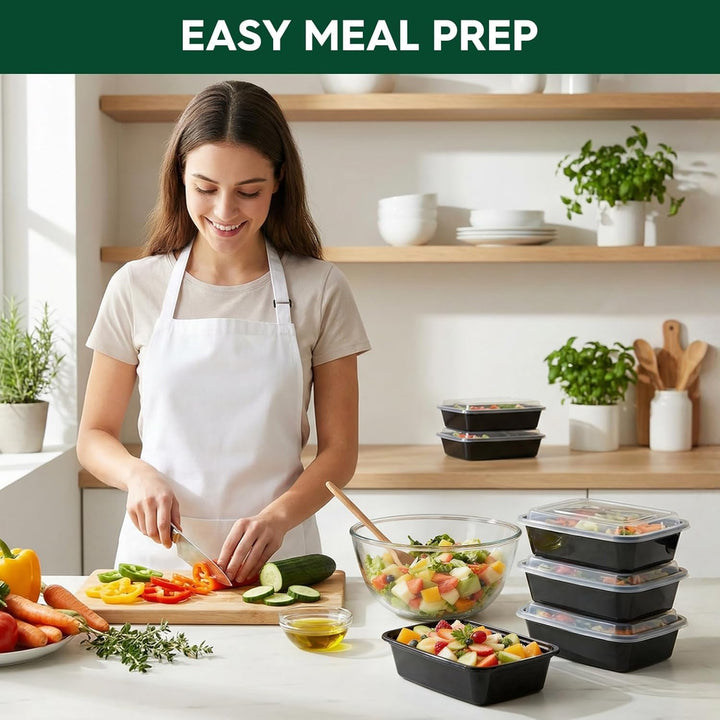 50 Pack 32OZ Meal Prep Containers Wholesale