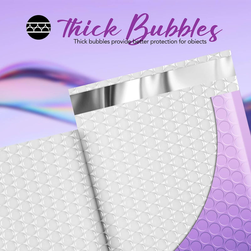 4x8 Bubble-Mailer Padded Envelope | Gradient Purple