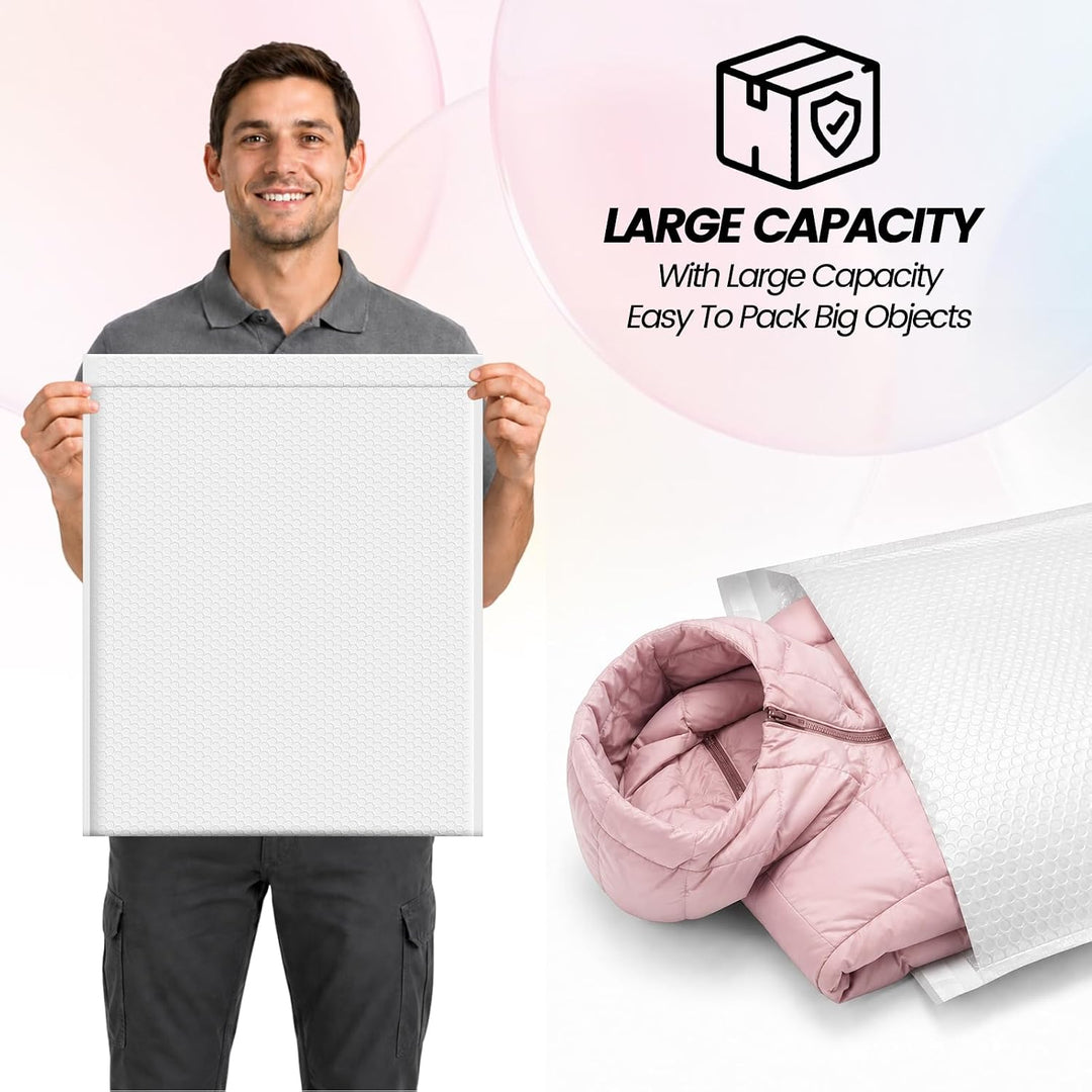 19x25 Bubble Mailer | Usable Size 19x24" | 120 Pack Wholesale