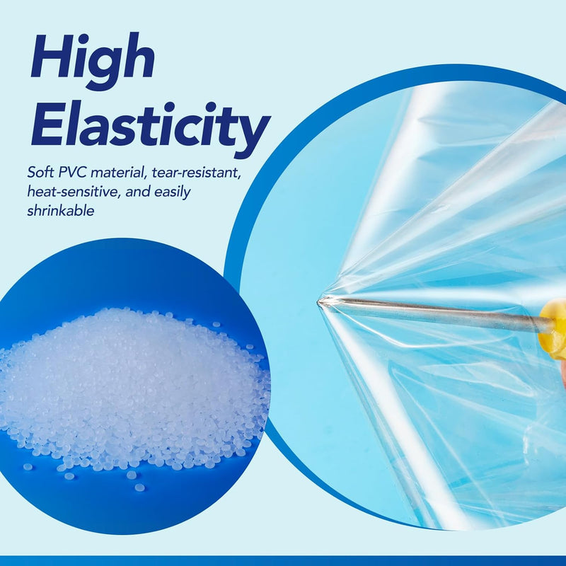 14x20 Inch  Clear PVC Heat Shrink Wrap Bags
