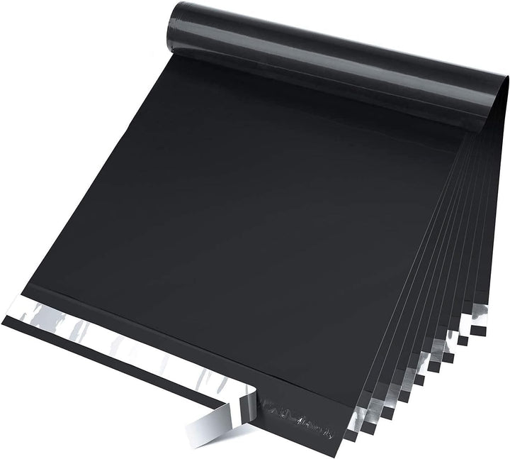 Bolsas de envío de polietileno de 12 x 15,5 pulgadas | Negras