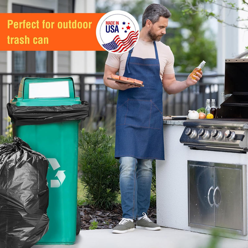 55-60 Gallon Trash Bags 100 Count 0.9MIL