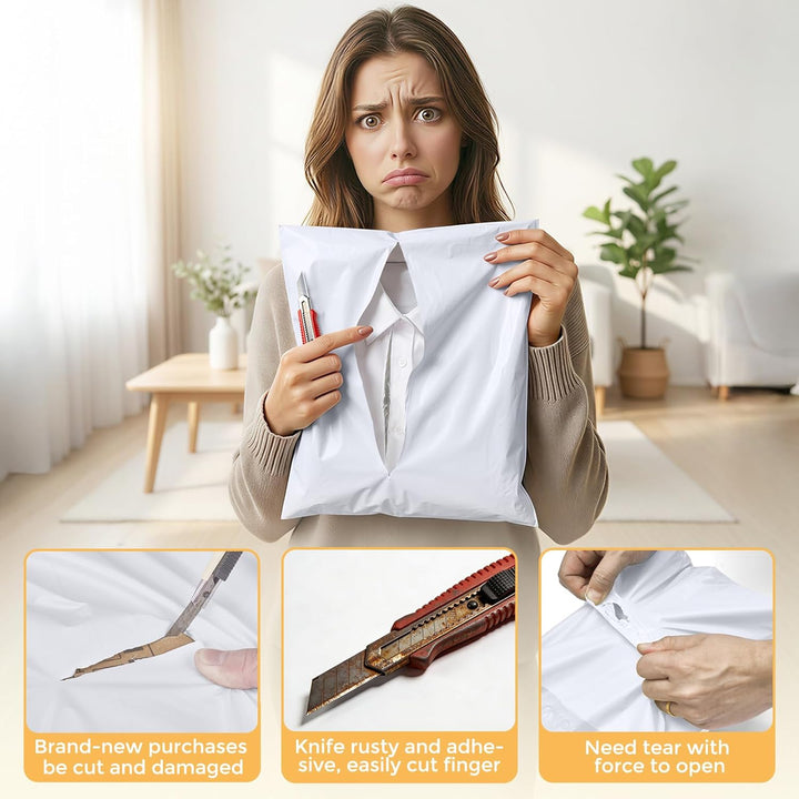 14.5x19 Inch Poly Mailers with Tear Strip 700pack