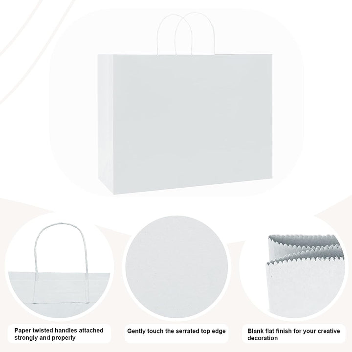 16x6x12 Inch Kraft Paper Gift Bags