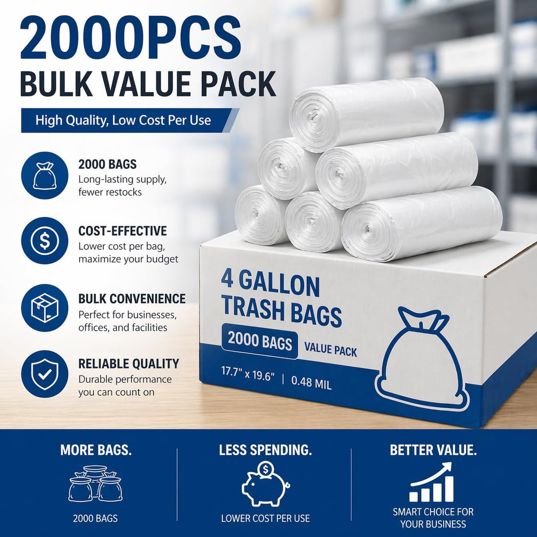 Bolsas de basura de 30 a 33 galones, 250 unidades