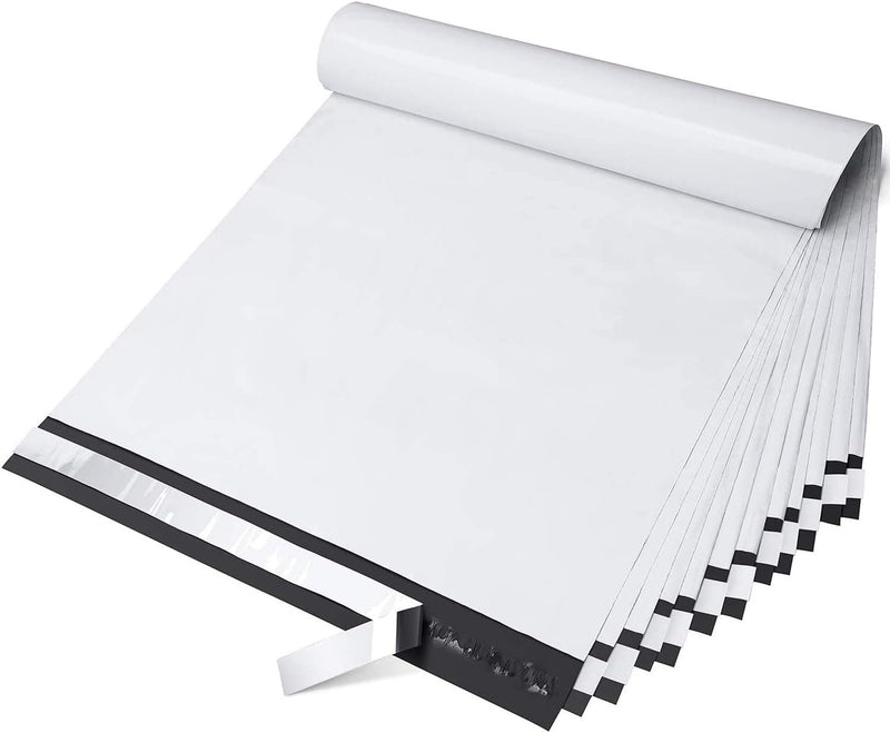 14.5x19 Poly-Mailer Envelope Shipping Bags | White
