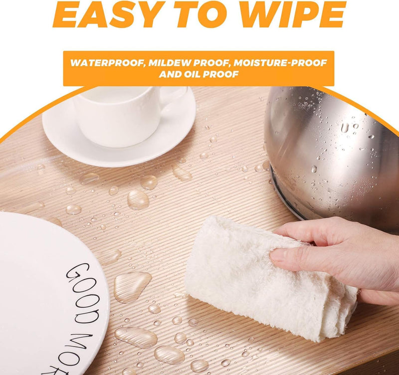 12in x 30FT Clear Non Adhesive Kitchen Shelf Liner 4 Roll