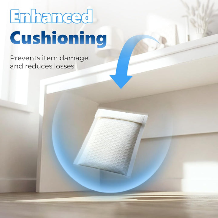 Sobre de burbujas de 5,75 x 8,5 pulgadas | Tamaño útil: 5 x 7 pulgadas