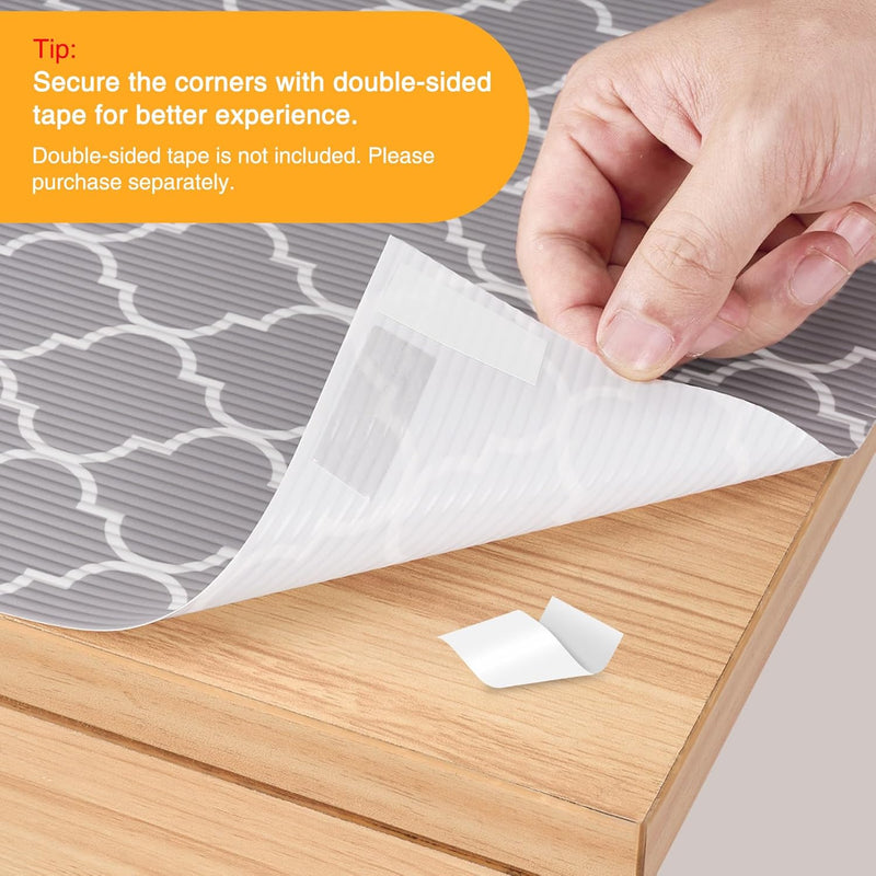 17.5" X30FT Non Adhesive Kitchen Shelf Liner 2 Roll