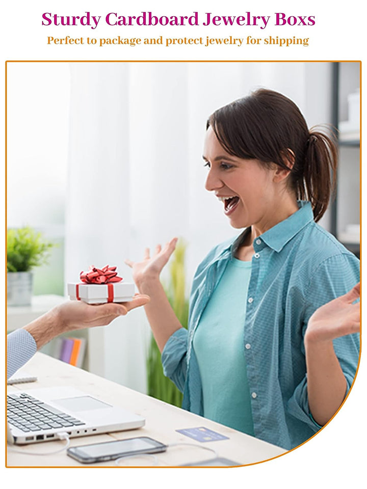 3.5x3.5x1 Inch Jewelry Kraft Gift Boxes With Lids