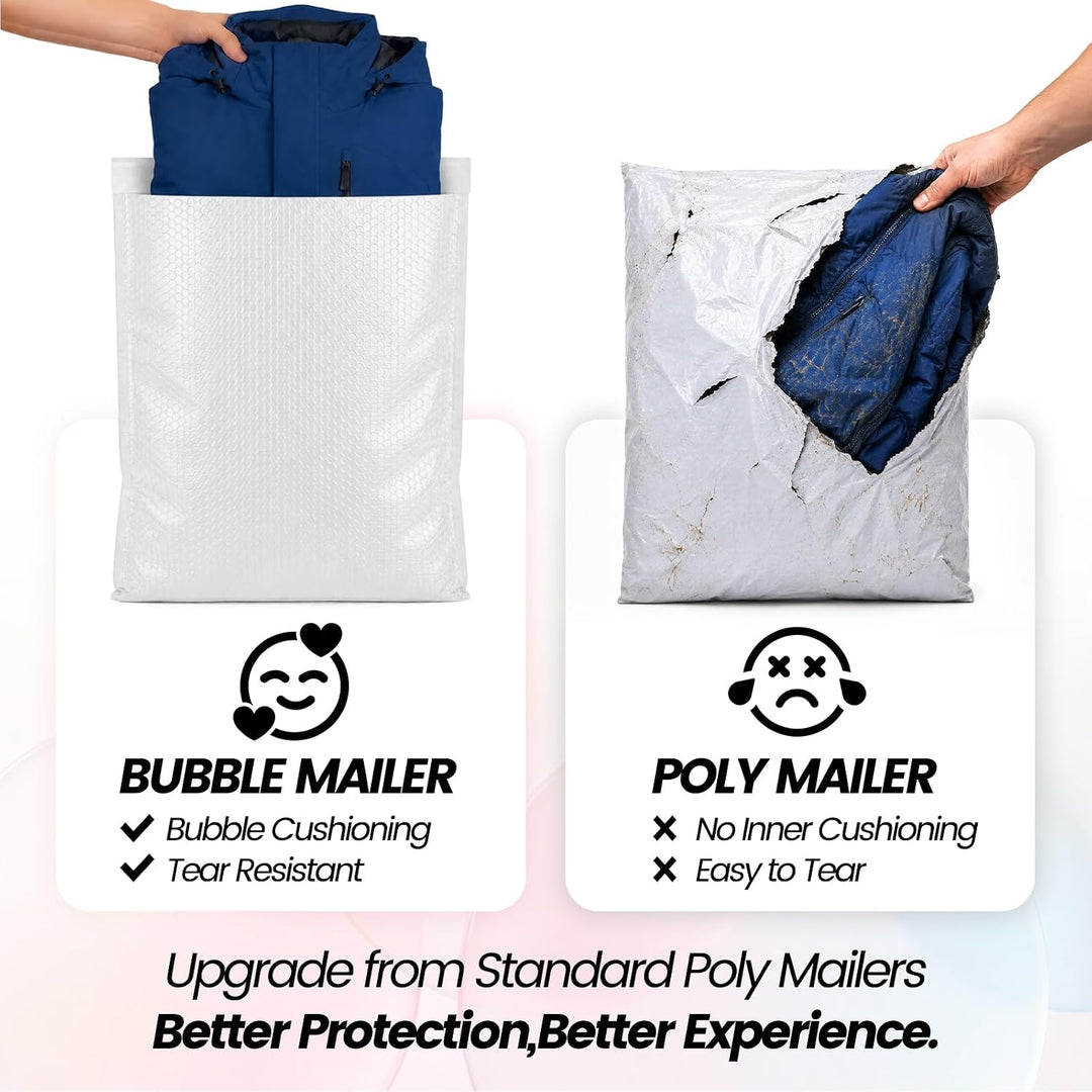 19x25 Bubble Mailer | Usable Size 19x24" | 120 Pack Wholesale