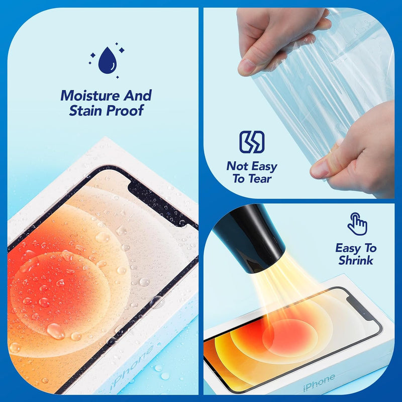 6x6 Clear PVC Heat Shrink Wrap Bags 3