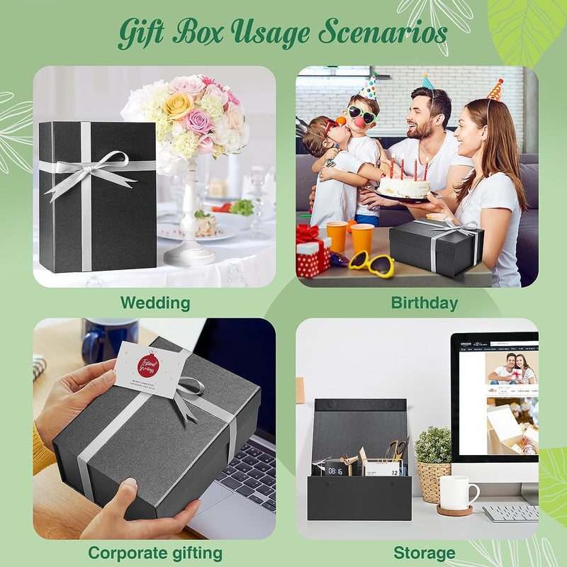 9.5X7X4 Inch Magnetic Gift Box