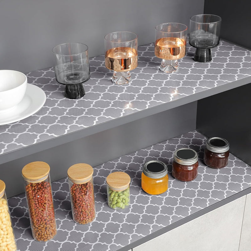 12X60 Inch Non Adhesive Kitchen Shelf Liner 5 Roll