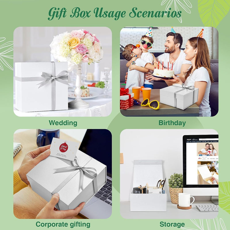 8x8x4 Inch Magnetic Gift Box