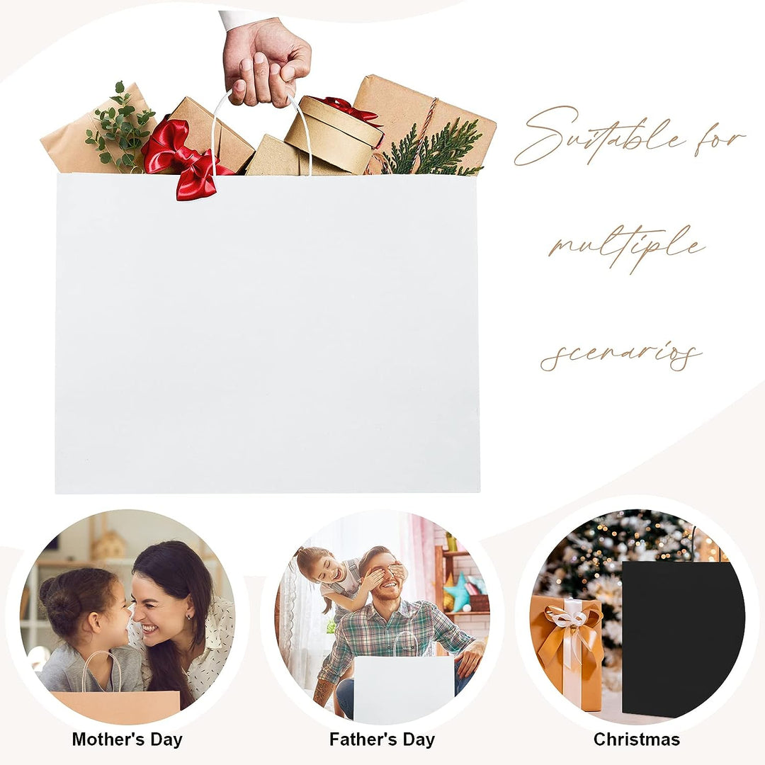 16x6x12 Inch Kraft Paper Gift Bags