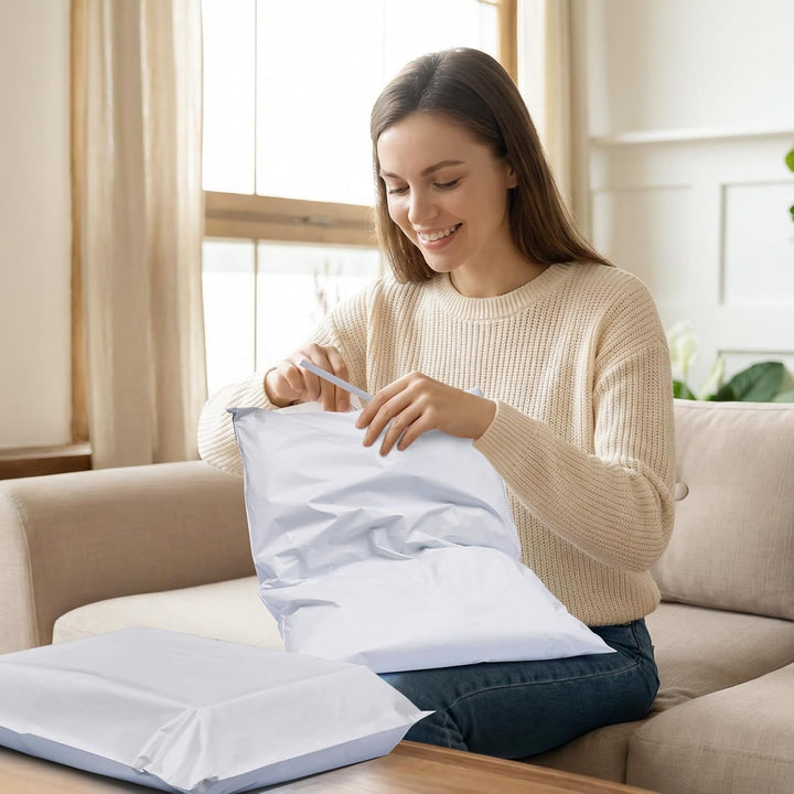 12x15.5 Inch Hangable Poly Mailers with Tear Strip 300pack