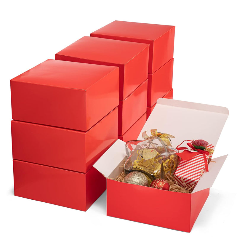 8x8x4 Inch Cardboard Gift Box with Lids