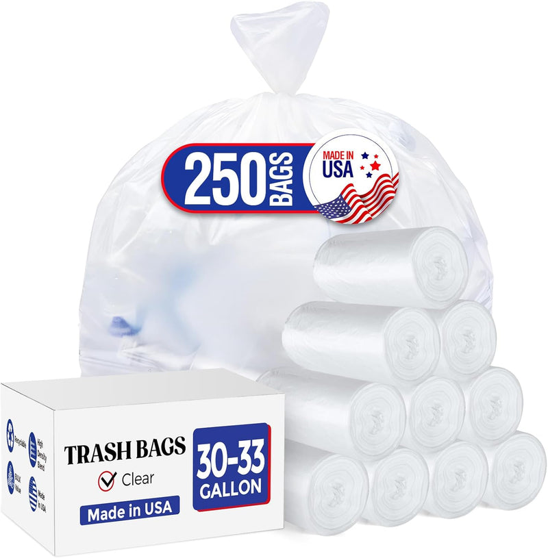30-33 Gallon Trash Bags 250 Count