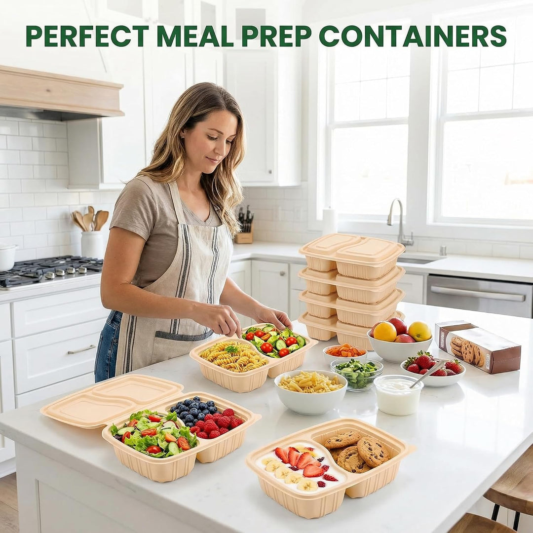 200 Pack 32OZ Cornstarch Meal Prep Containers Wholesale