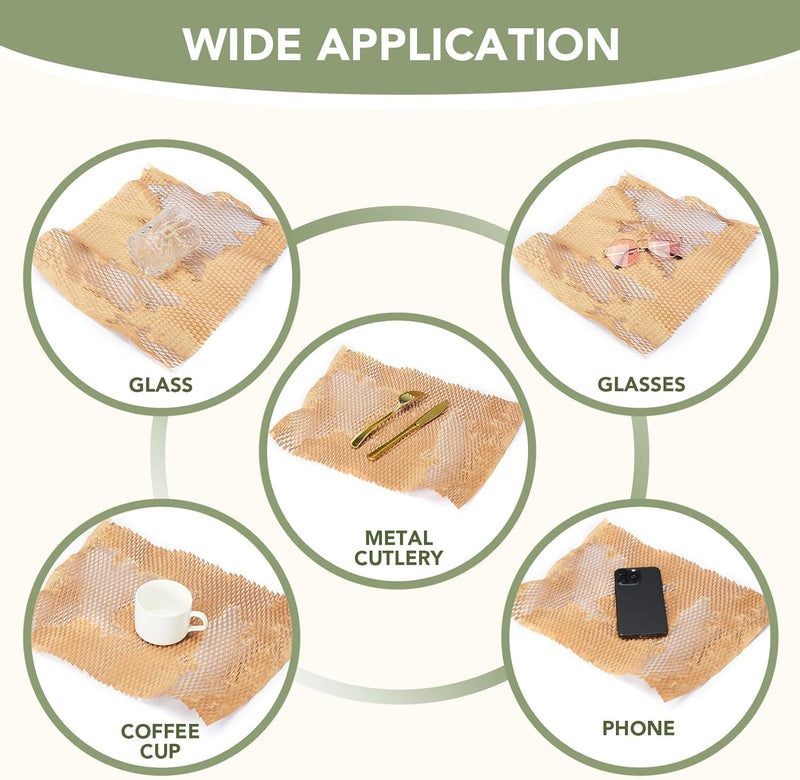 12x12 Inch Honeycomb Packing Paper Sheets