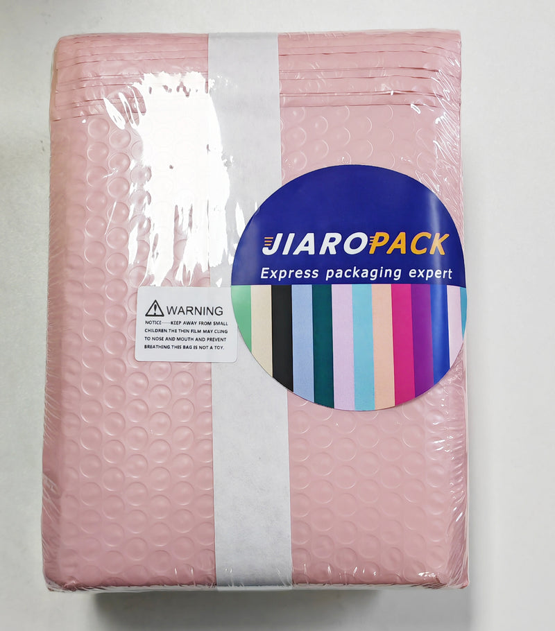 JIAROPACK 6x10 | Bubble-Mailer Padded Envelope | Sakura Pink