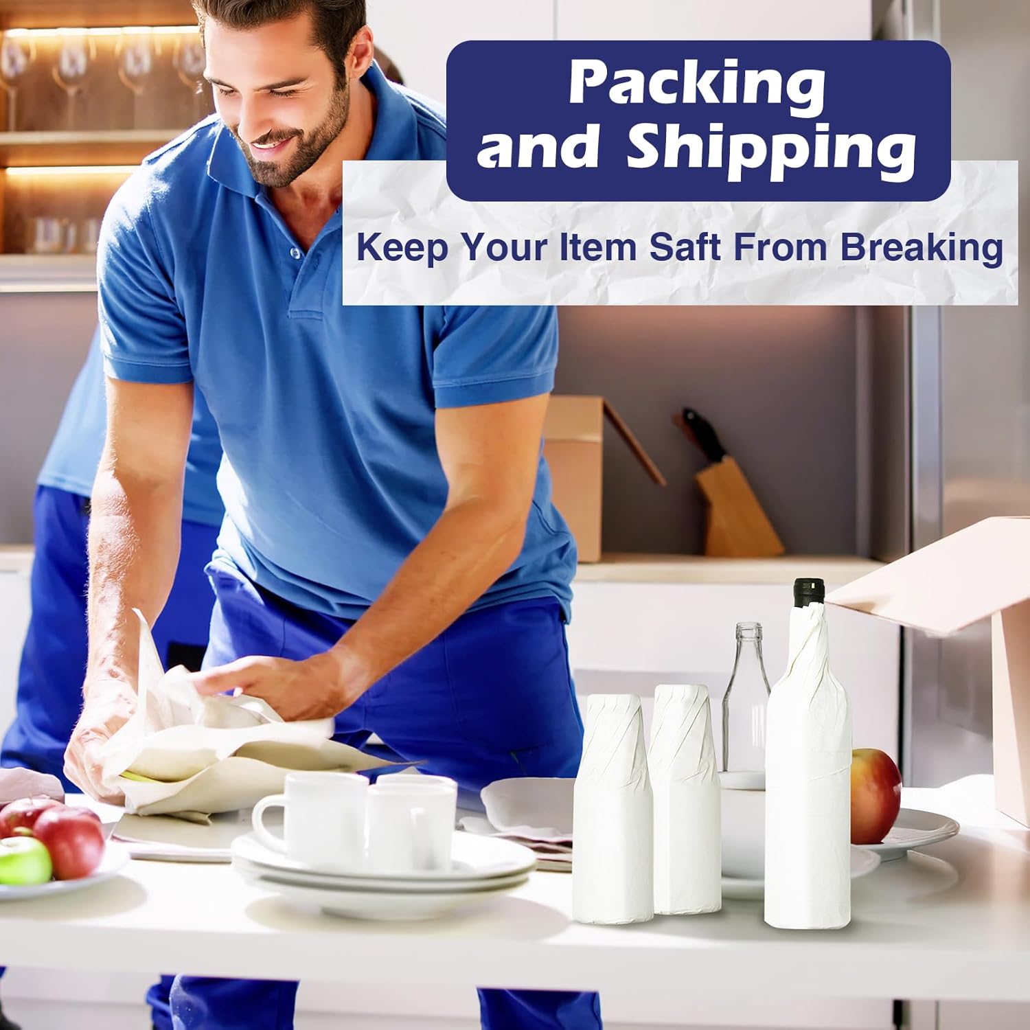 12x12 Inch Packing Wrapping Paper Sheets