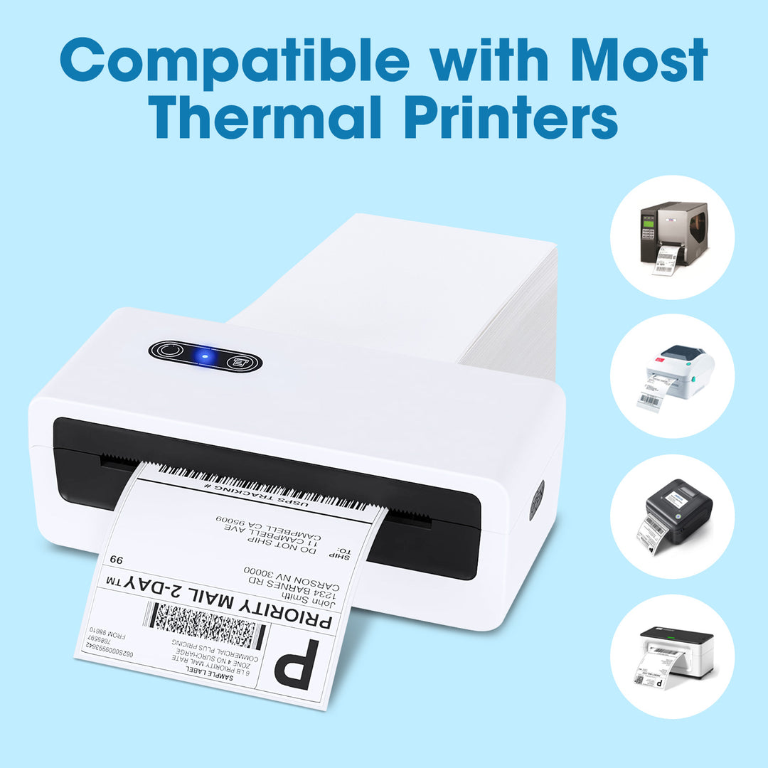 4x6 Direct Thermal Shipping Labels Paper White