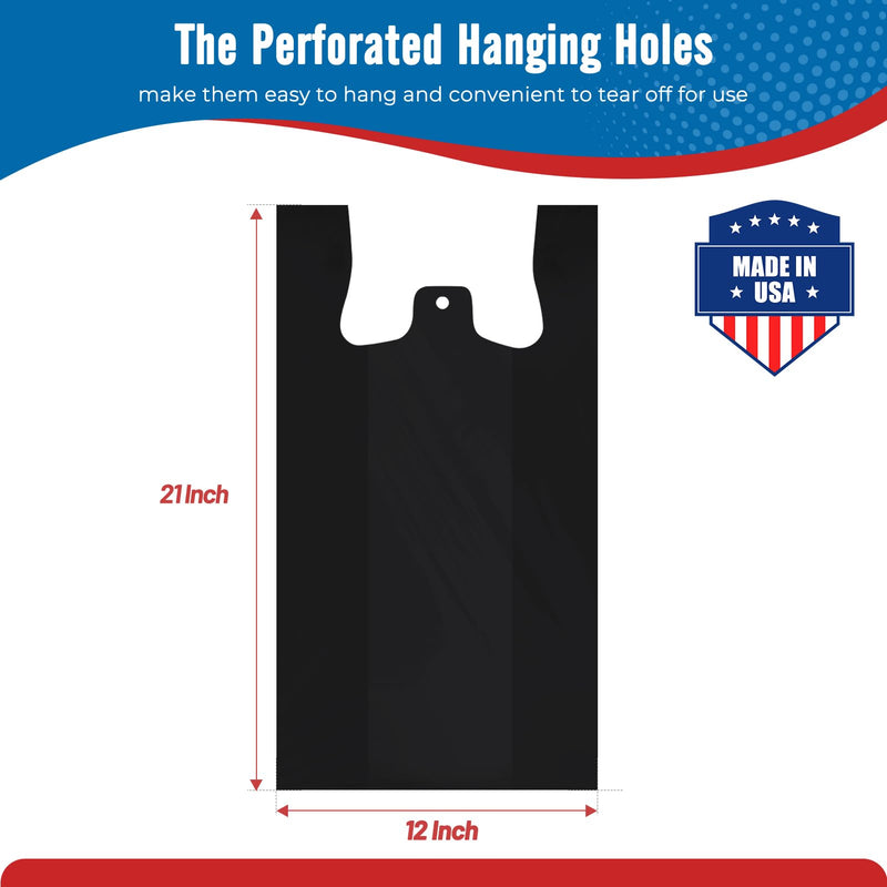 12 bolsas de plástico de agradecimiento de 6,5 x 21 pulgadas y 0,5 milésimas de pulgada, 1000 unidades