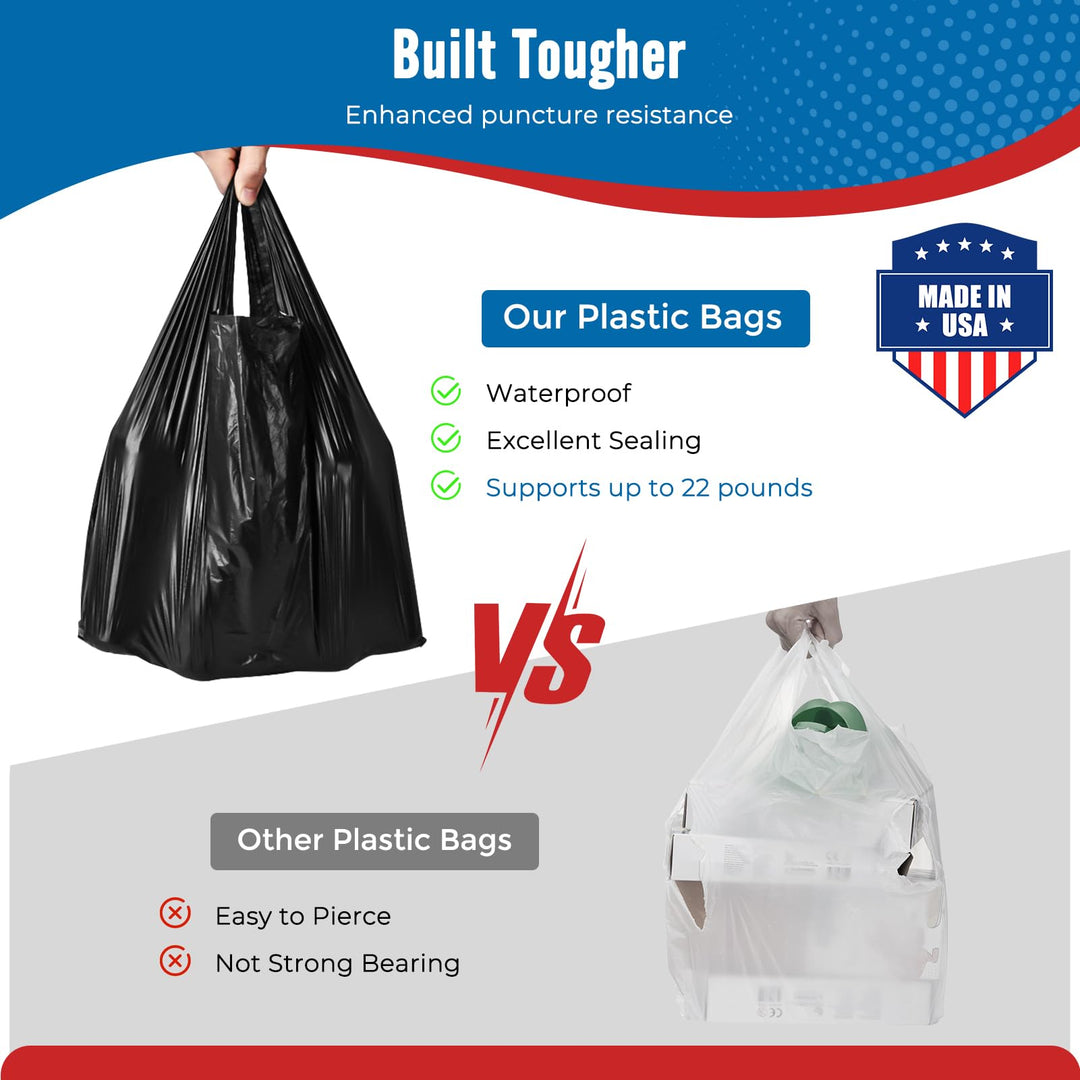 12 bolsas de plástico de agradecimiento de 6,5 x 21 pulgadas y 0,5 milésimas de pulgada, 1000 unidades