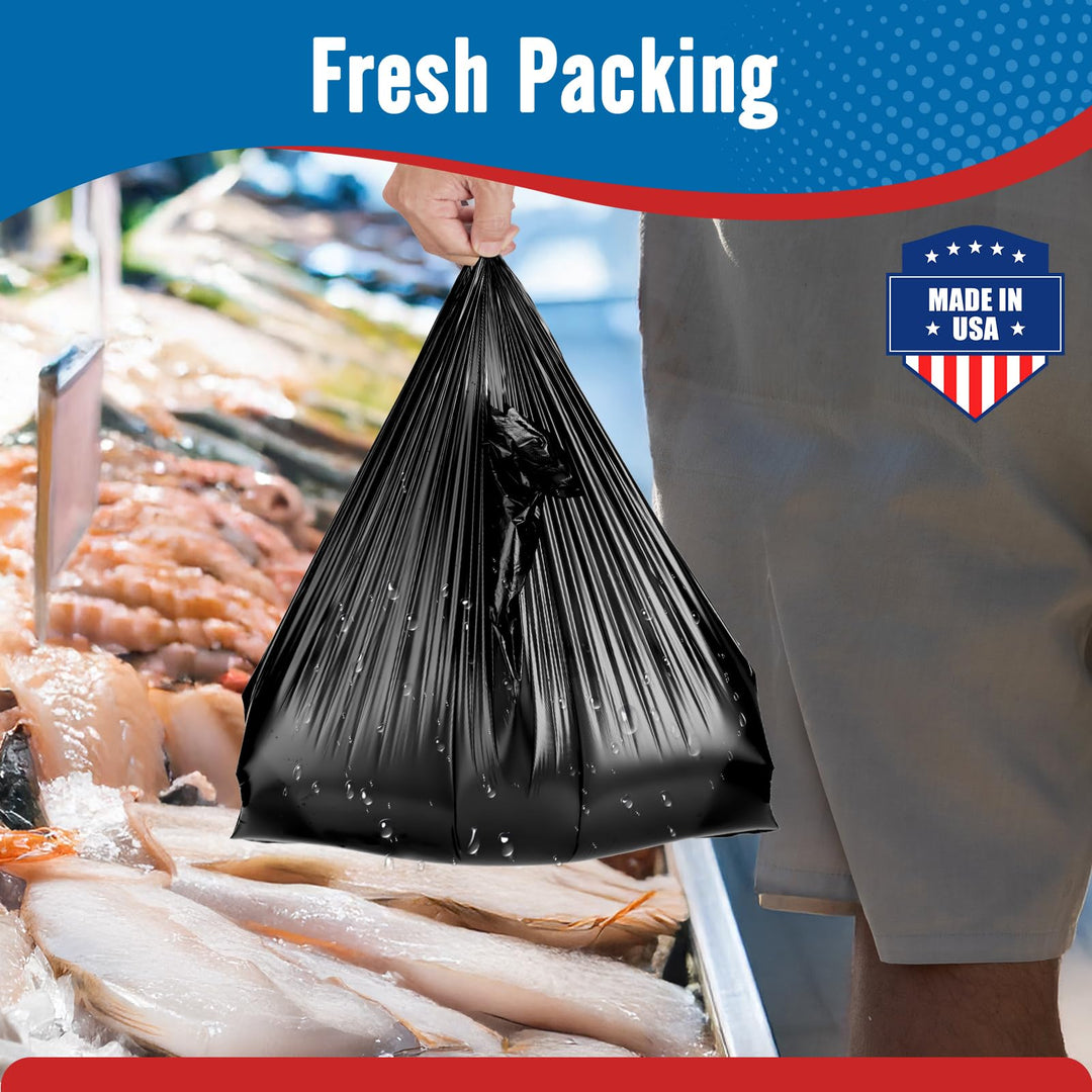 12 bolsas de plástico de agradecimiento de 6,5 x 21 pulgadas y 0,5 milésimas de pulgada, 1000 unidades