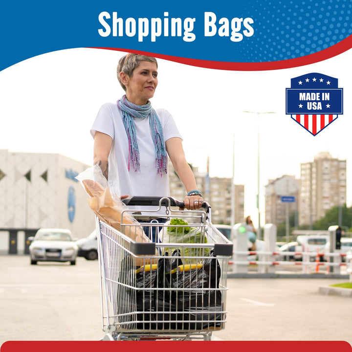 12 bolsas de plástico de agradecimiento de 6,5 x 21 pulgadas y 0,5 milésimas de pulgada, 1000 unidades