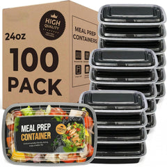 100 Pack 24OZ Meal Prep Containers Wholesale