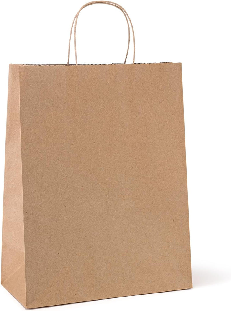 10x5x13 Inch Kraft Paper Gift Bags