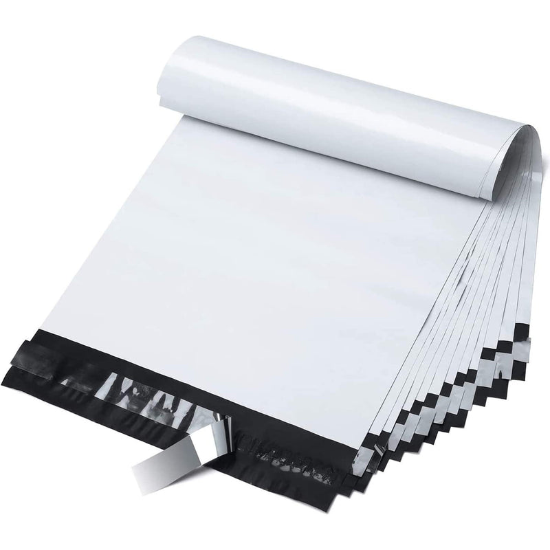 9x12 Poly-Mailer Envelope Shipping Bags | White - JiaroPack