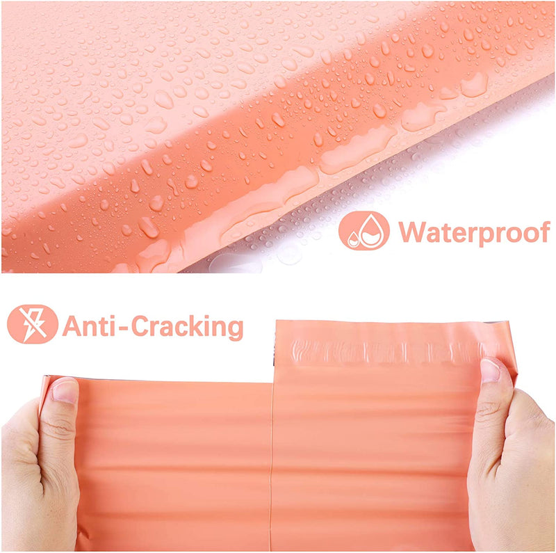 12x15.5 Poly-Mailer Envelope Shipping Bags | Peach Pink - JiaroPack