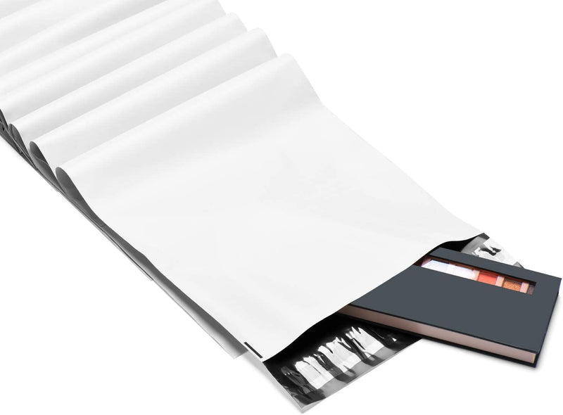 7.5x10.5 Inch Poly Mailers Shipping Envelops Self Sealing Envelopes White - JiaroPack