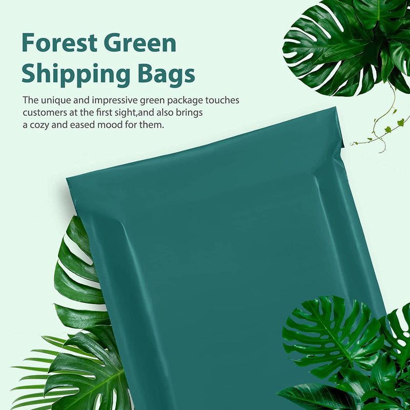 24x24 Poly-Mailer Envelope Shipping Bags | Forest Green - JiaroPack