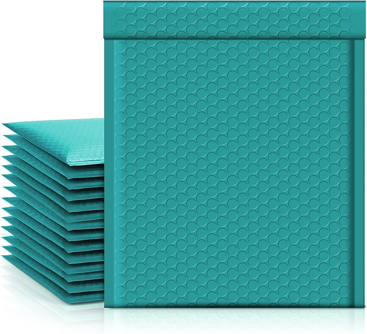100 Pack #2 Matte Metallic Bordeaux Poly Bubble Mailers 8.5x12 (Inner 8.5x11) - ProLine